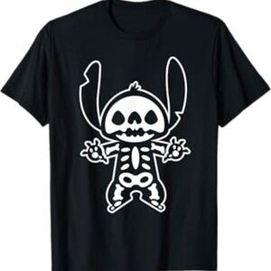 Stitch Halloween Skeleton T-Shirt